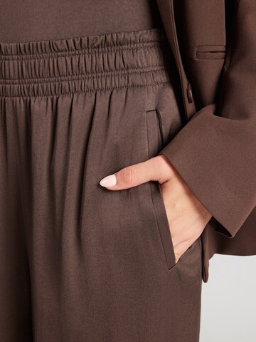 DRYKORN Wide leg Pants 'Ceiling' in Brown