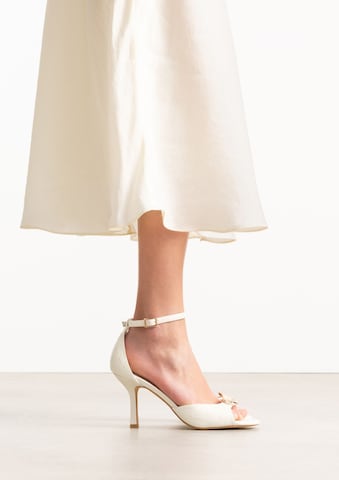 Sandales SACHA en blanc : devant