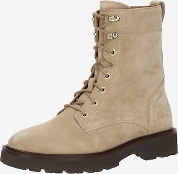 GEOX Botki sznurowane 'D Norize' w kolorze beżowy: przód