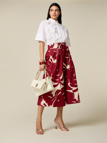 oltre Wide Leg Hose‌‌‌ in Rot