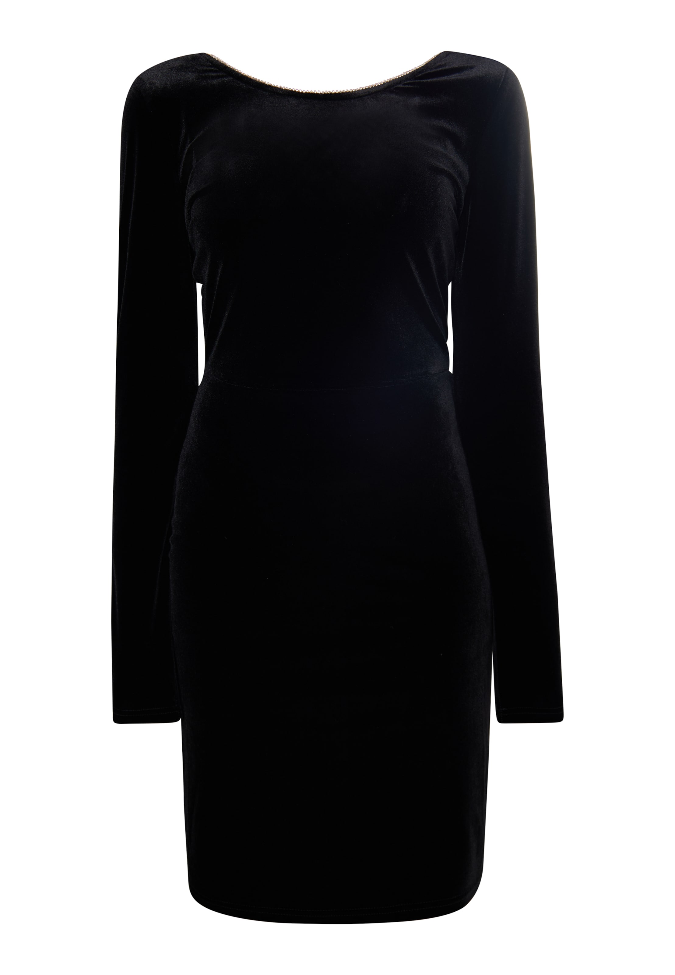 faina Kokteilikleit, värv must: eest vaates