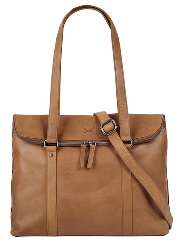 SANSIBAR Shopper‌ in Braun: Vorderseite