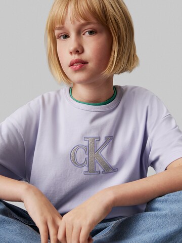 Calvin Klein Jeans Футболка в Лиловый