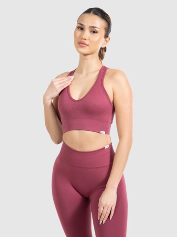 Smilodox Bralette Sports top 'Amaze Pro' in Red: front