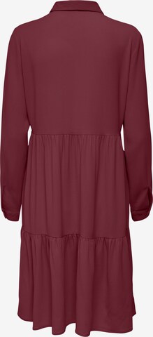 JDY Shirt Dress 'Piper' in Red