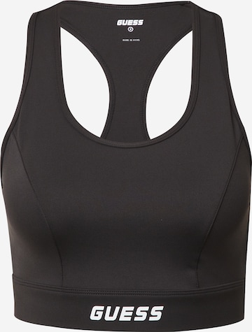 Bustier Soutien-gorge de sport 'ADRIANNA' GUESS en noir : devant