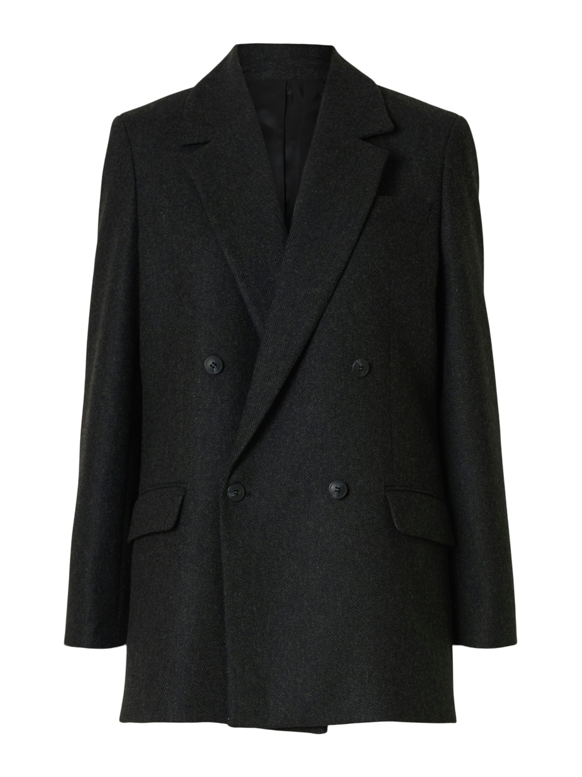 SELECTED Блейзър 'SLFELIN' в черно: отпред