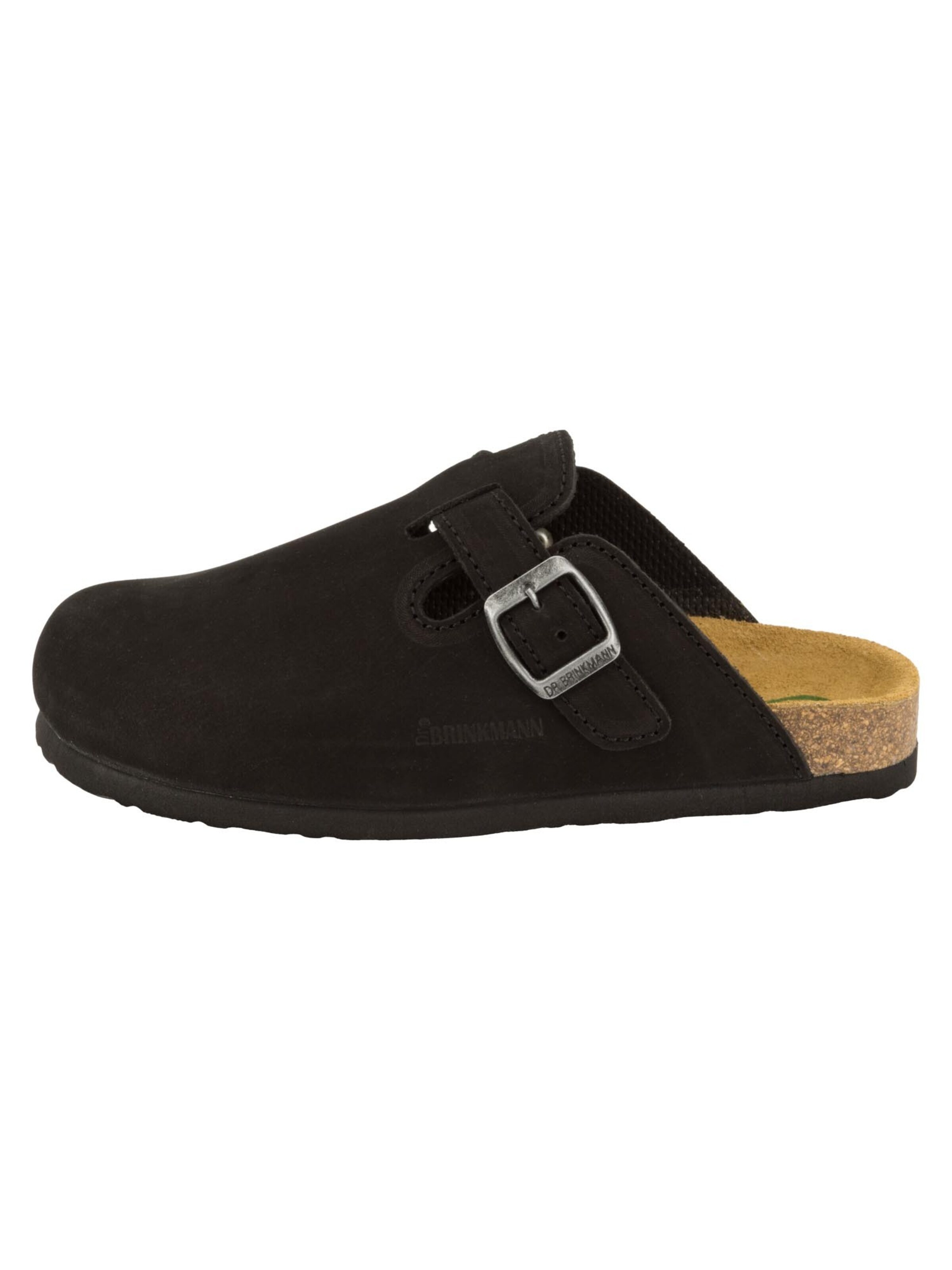 DR. BRINKMANN Clogs 'Nerpio' in Black: front