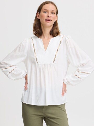 b.young Bluse 'Ilvilya' in Weiß: Vorderseite