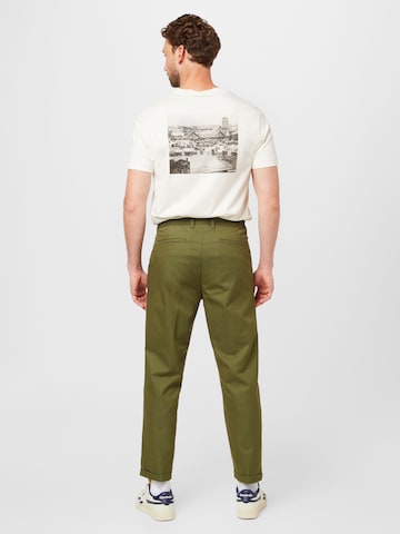 Redefined Rebel Regular Pleat-front trousers 'Kevin' in Green