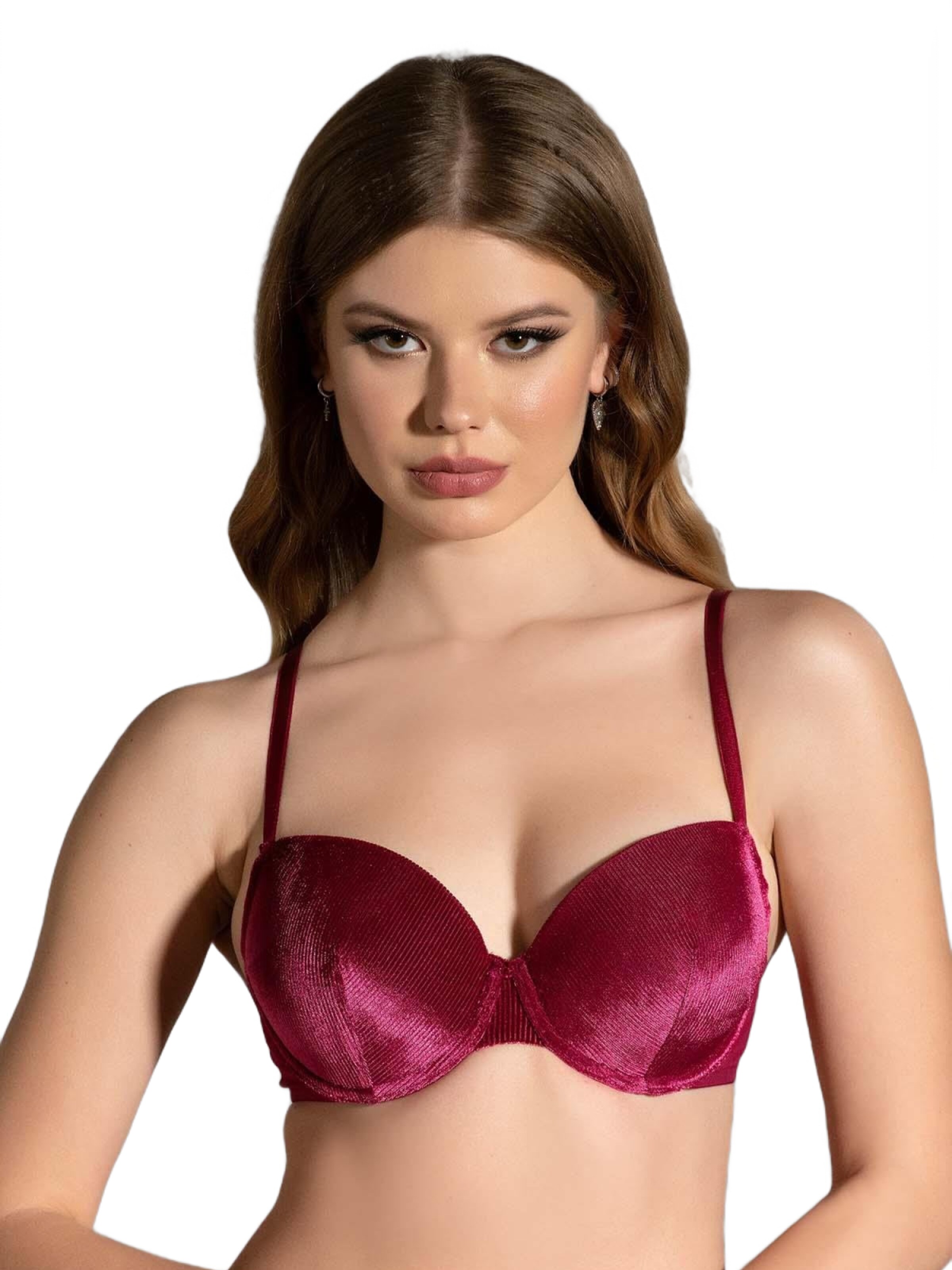 C&City T-shirt BH in Rood: voorkant