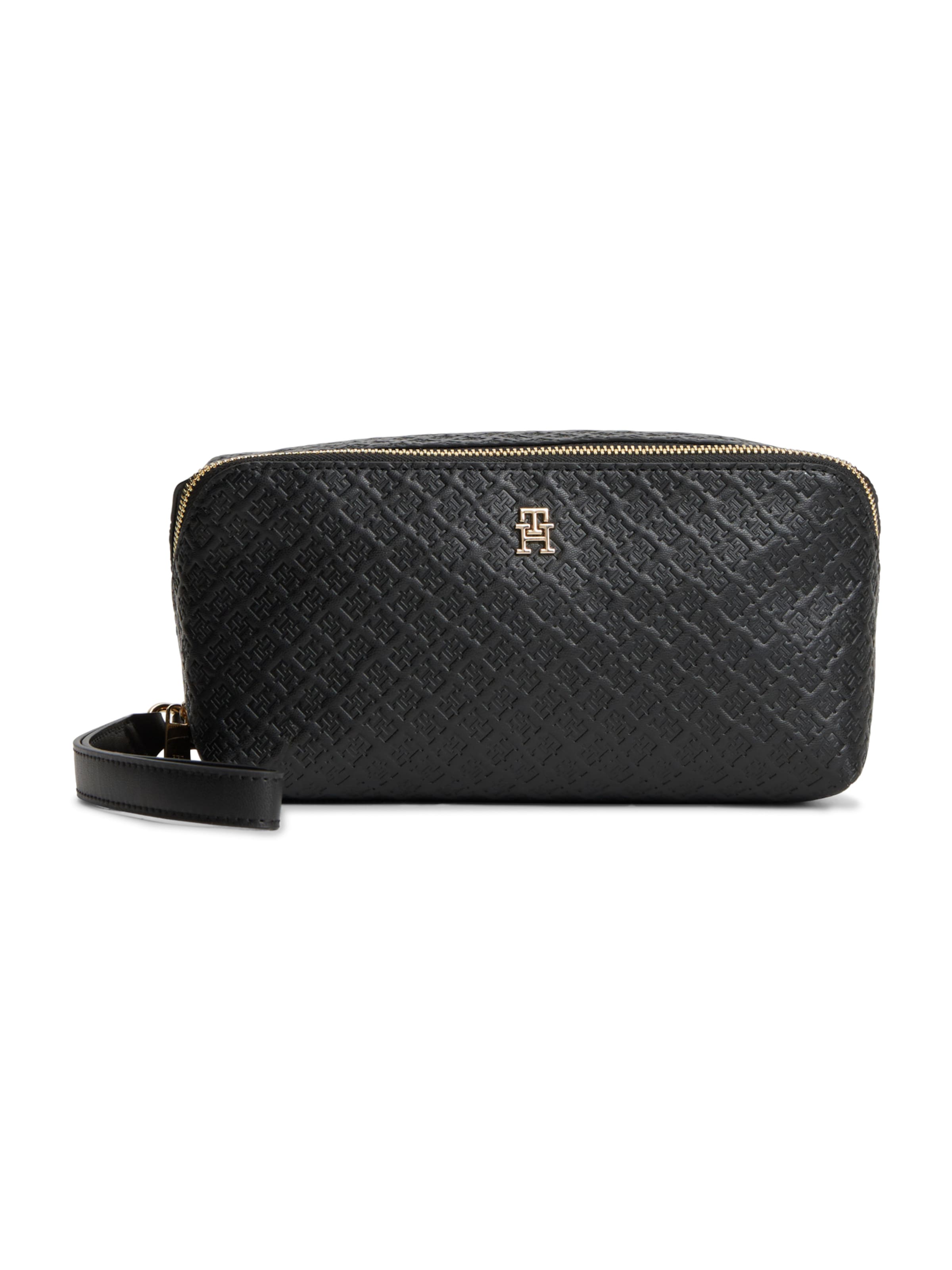 TOMMY HILFIGER Toiletry bag 'NYLON CORP' in Black: front