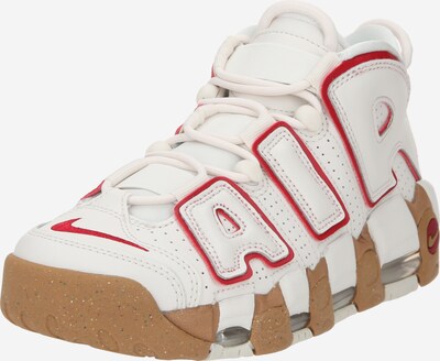 Nike Sportswear Baskets basses 'Air More Uptempo' en rouge / blanc, Vue avec produit