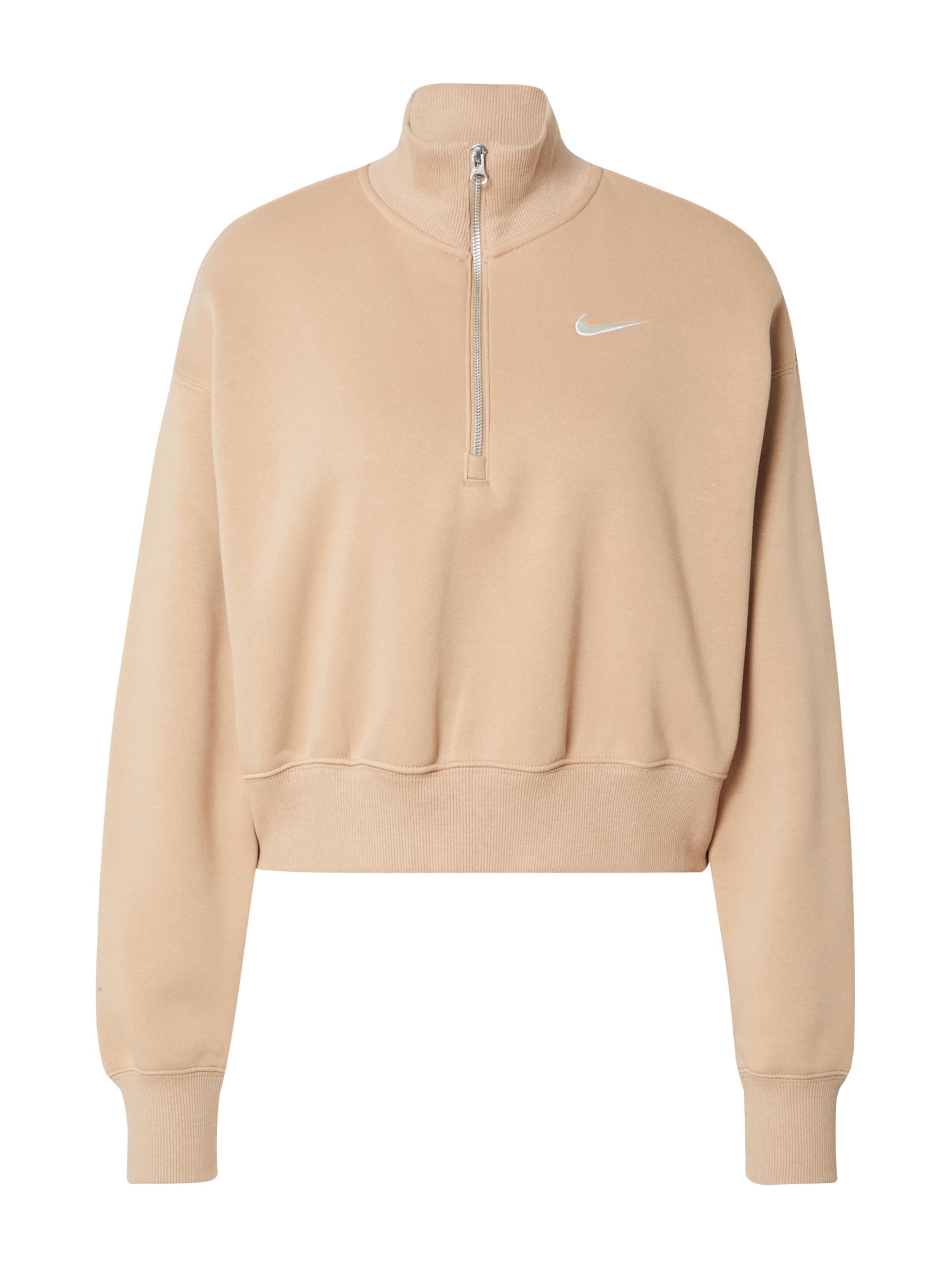 Nike Sportswear Sweatshirt in Beige: front