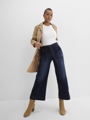 Largi Jeans de la bonprix pe albastru