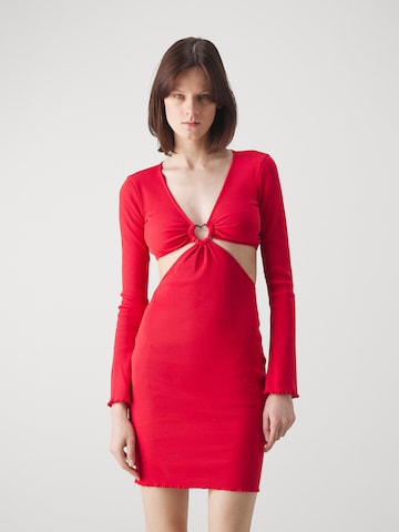 Rochie 'Nortensie' de la HUGO pe roz: față