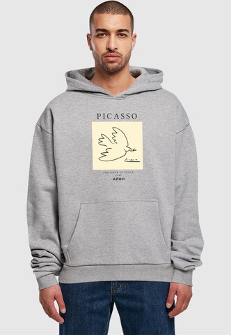 Merchcode Sweatshirt 'APOH - Picasso Dove' in Grey: front