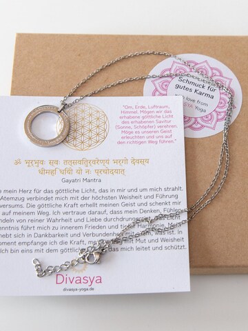 Divasya Kette 'Gayatri Mantra' in Silber