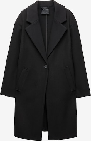 Pull&BearPrijelazni kaput - crna boja: prednji dio