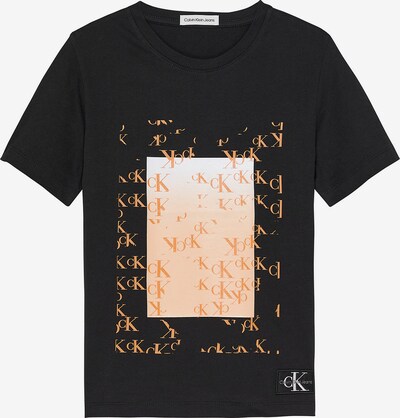 Calvin Klein Jeans Shirt in de kleur Oranje / Zwart, Productweergave