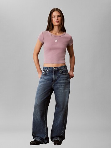 T-shirt Calvin Klein Jeans en rose