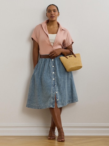 Jupe Lauren Ralph Lauren Plus en bleu