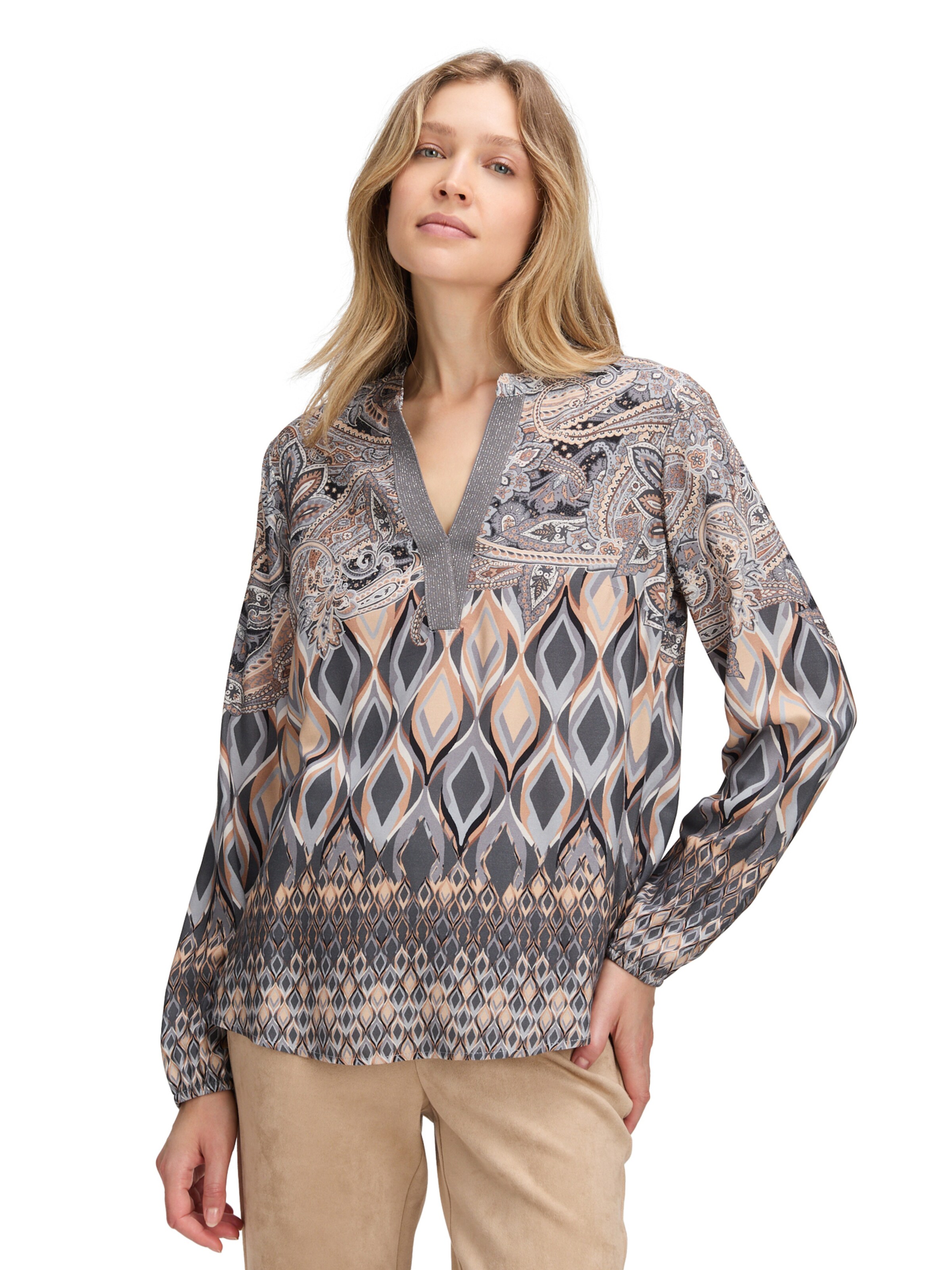 Betty Barclay Blouse in Grijs: voorkant