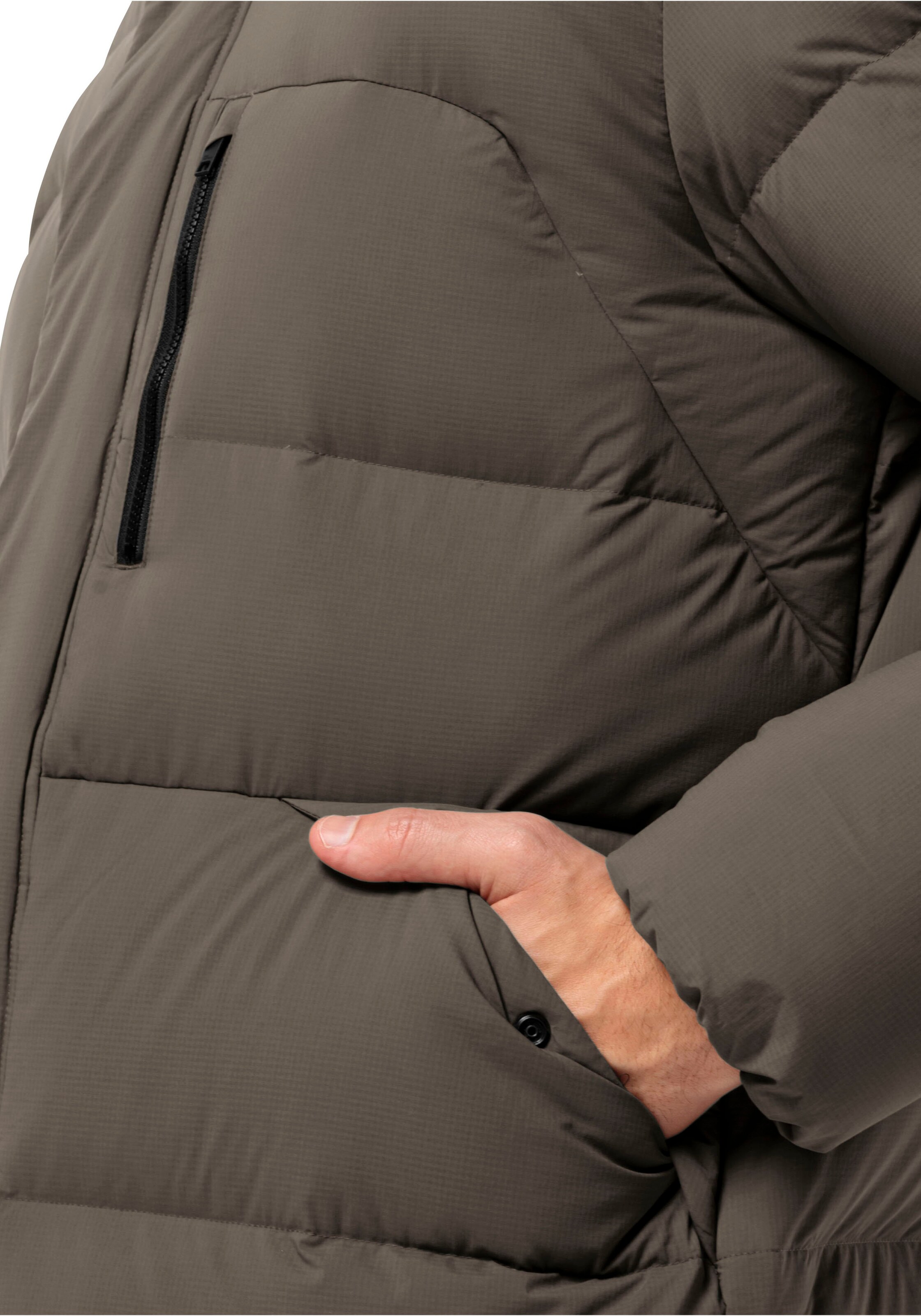 JACK WOLFSKIN Outdoorjacke in Braun