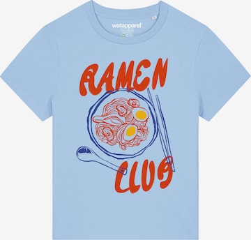 Maglietta 'Ramen Club' di Watapparel in blu: frontale