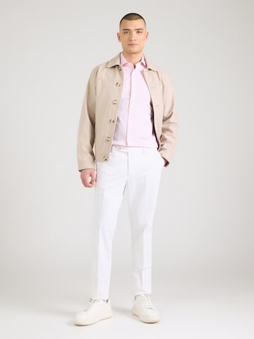 Hackett London Slim fit Ing - rózsaszín