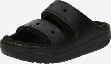 Crocs Muiltjes in Zwart: voorkant