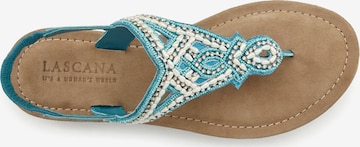 LASCANA T-Bar Sandals in Blue