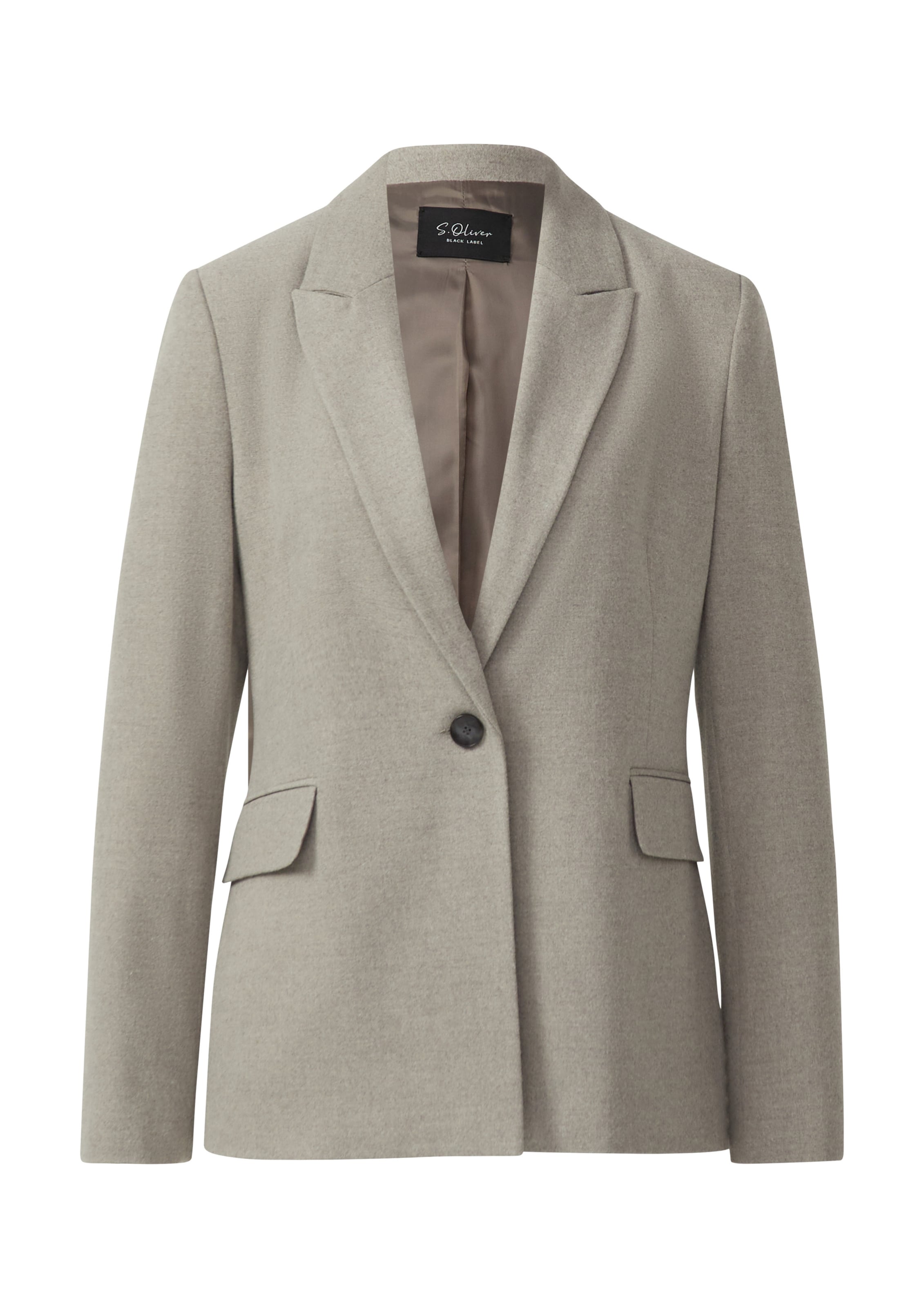 s.Oliver Blazer in Beige: Vorderseite