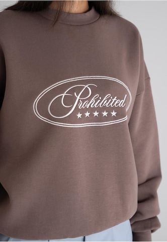 Prohibited Sweatshirt 'Five-Star' in Grau