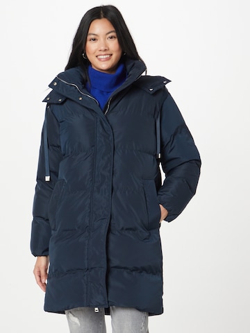 Warehouse Winter Coat in Blue: front