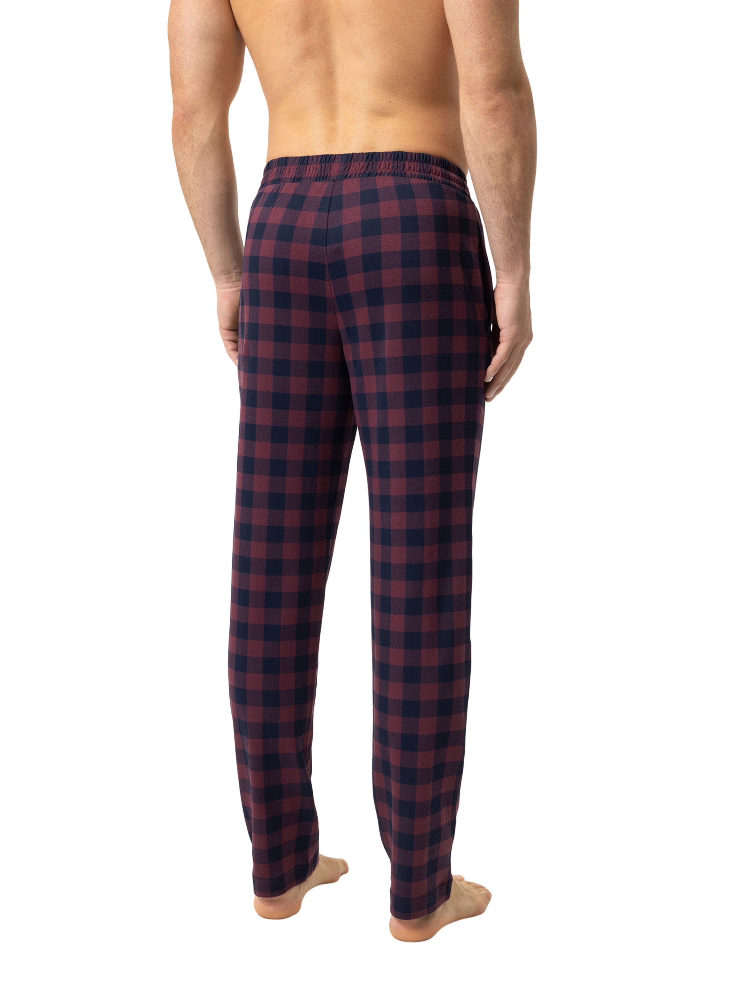 Pantalon de pyjama ' Serie Lumber Grid ' Mey en bleu