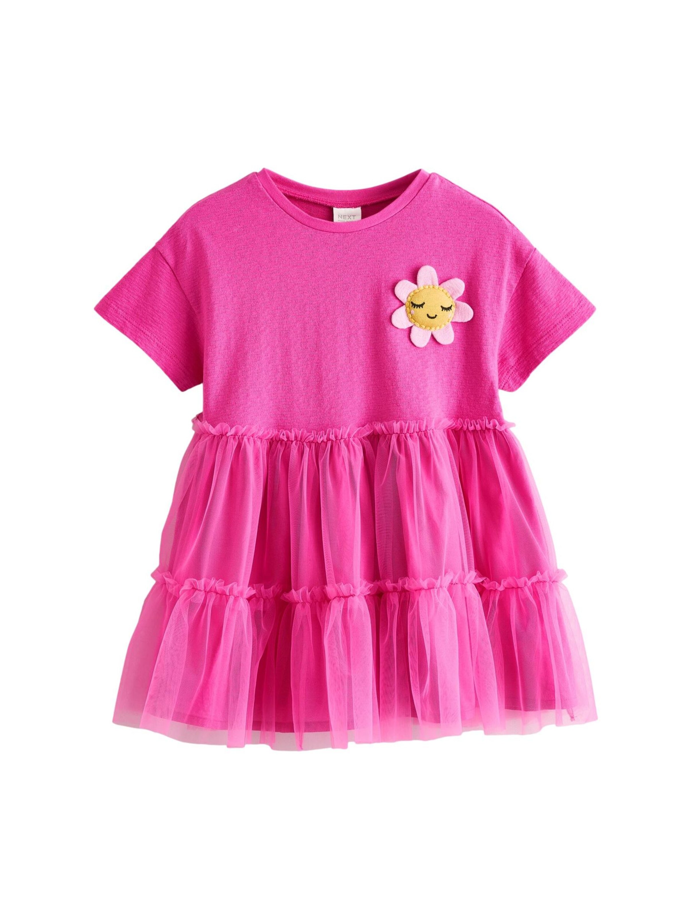Next Платье в Ярко-розовый: спереди