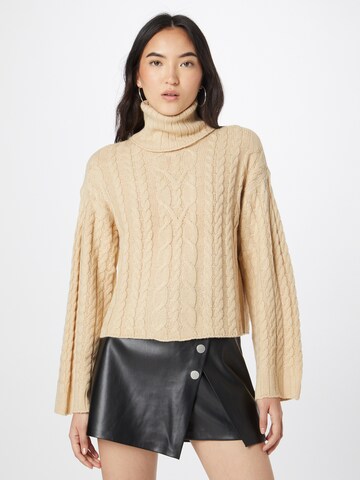 JDY Sweater 'JUSTY' in Beige: front