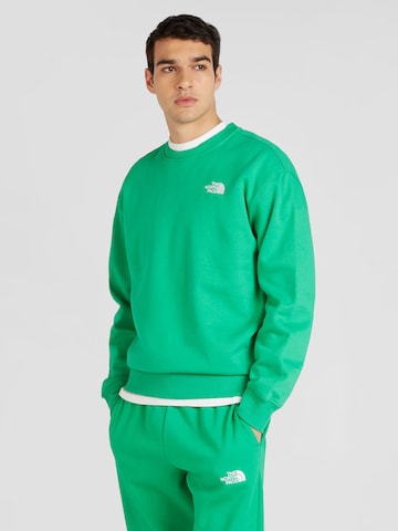 THE NORTH FACE - Sweatshirt 'Essential' em verde: frente