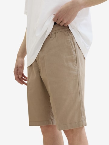 Loosefit Pantaloni eleganți de la TOM TAILOR DENIM pe bej