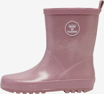 Hummel Rubber Boots in Pink: front