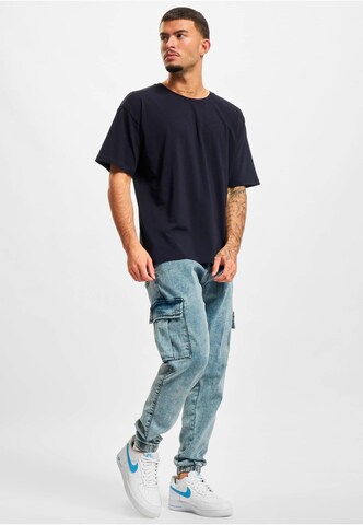 2Y Premium Tapered Cargojeans in Blauw