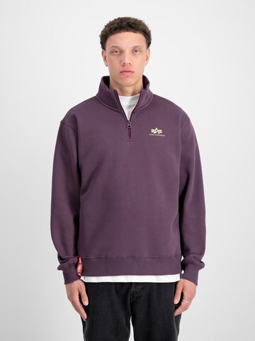 ALPHA INDUSTRIES Свитшот в Лиловый: спереди