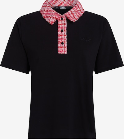 Karl Lagerfeld Тениска в лилав / черно / бяло, Преглед на продукта