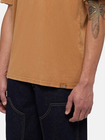 DICKIES Футболка 'PLENTYWOOD' в Коричневый