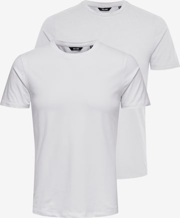 Only & Sons Shirt in White: front