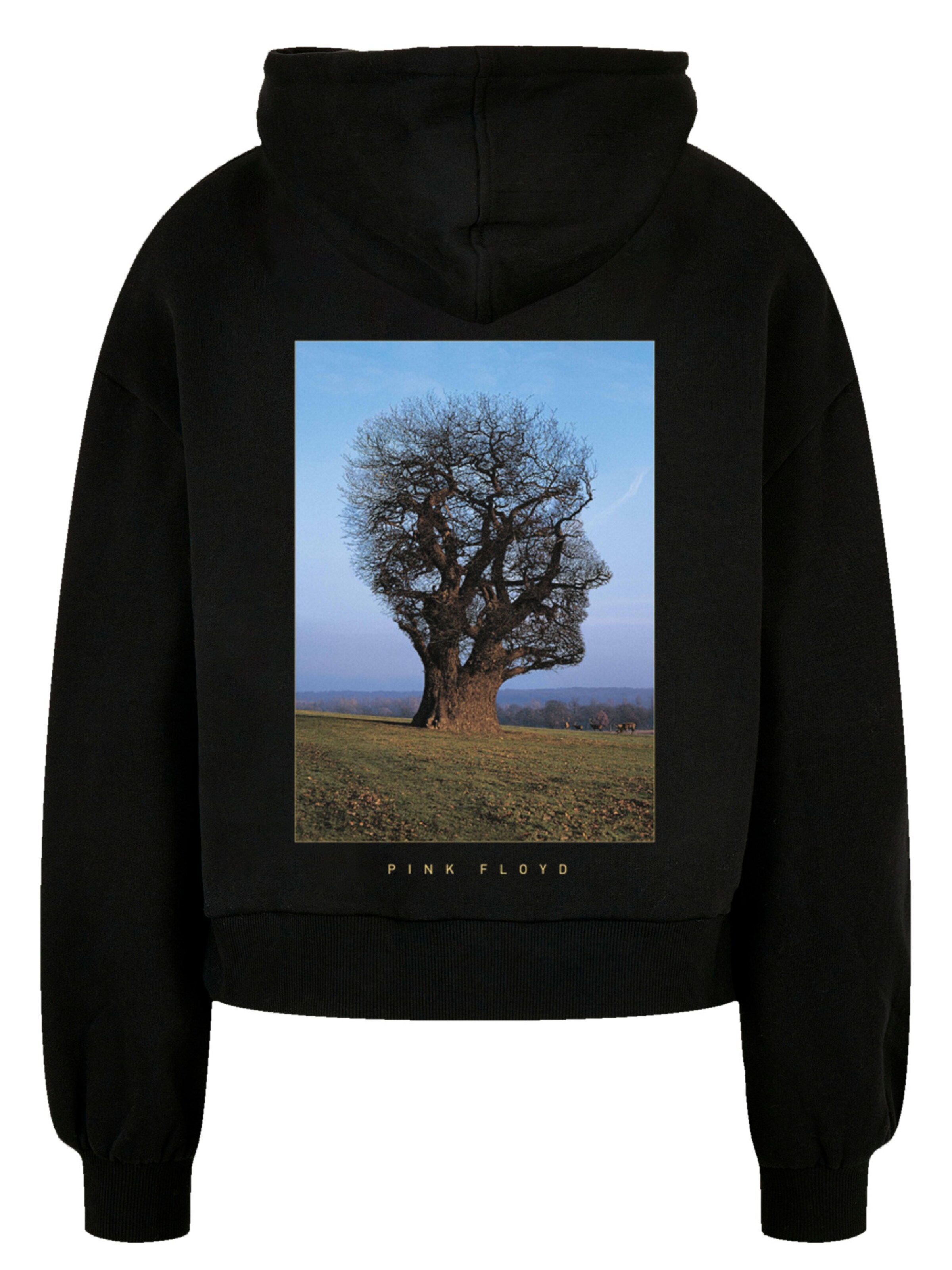 F4NT4STIC Sweatshirt 'Pink Floyd Tree Head' in Zwart