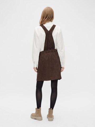 MAMALICIOUS Overall Skirt 'Maci' in Brown