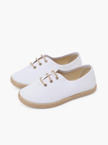 Pisamonas Lage schoen in Wit