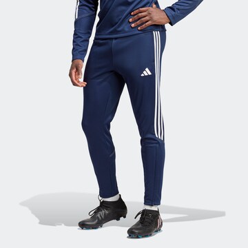 ADIDAS PERFORMANCE Slimfit Sporthose 'Tiro 23 Club ' in Blau: Vorderseite